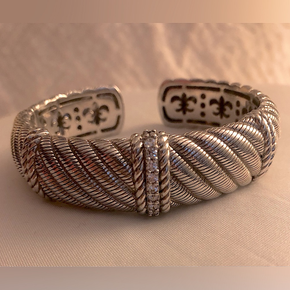 Judith Ripka Cuff Bracelet-Sterling Silver